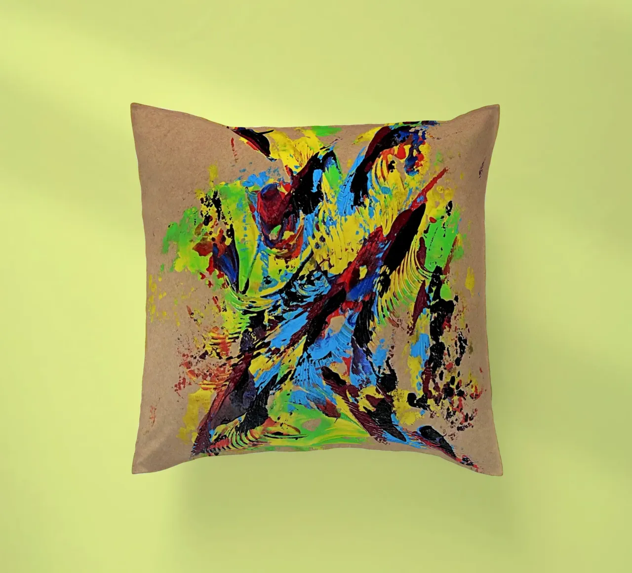 NATURAL STYLE 33 cuscino da Thierry Vobmann Abstract painting