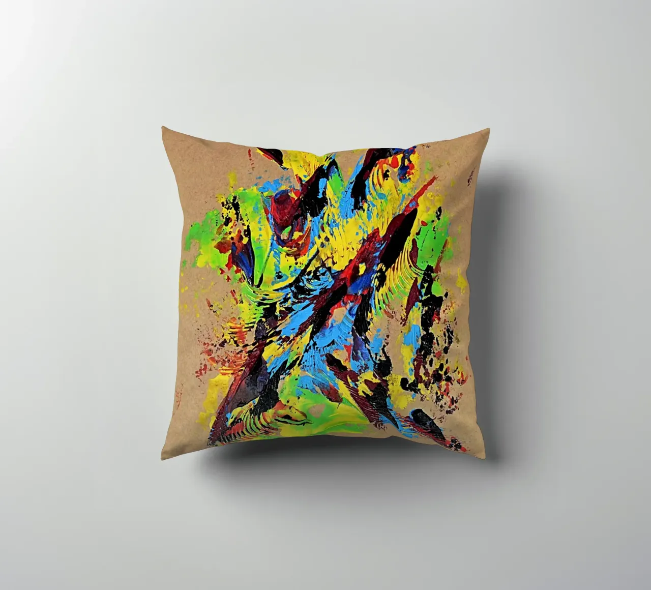 NATURAL STYLE 33 cuscino da Thierry Vobmann Abstract painting