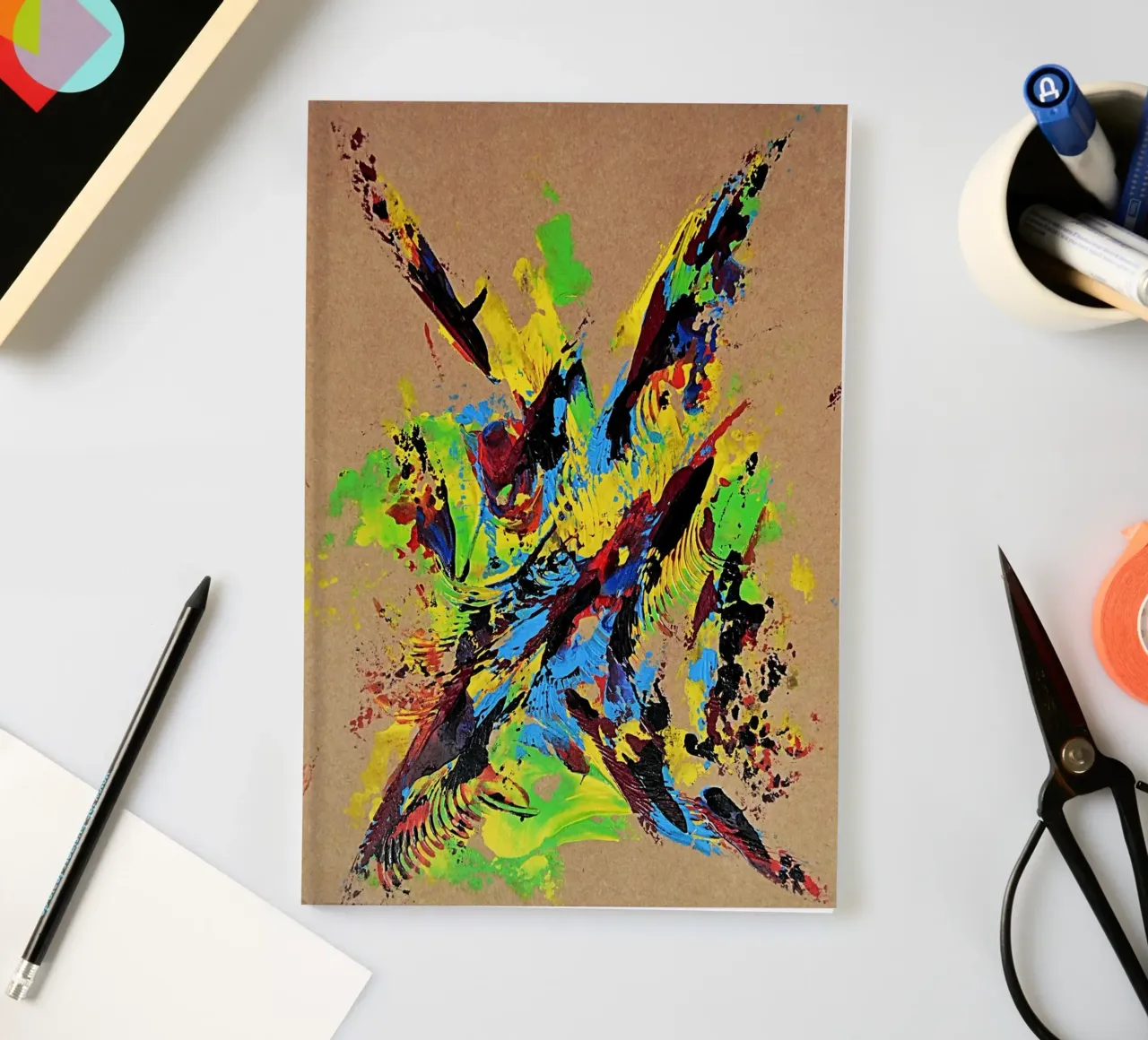 NATURAL STYLE 33 notebook by Thierry Vobmann Abstract painting