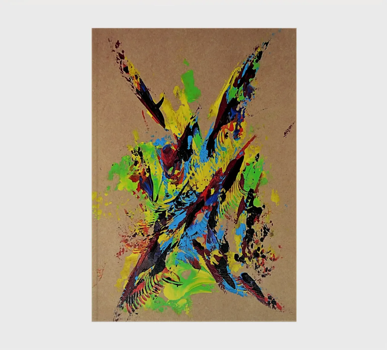 NATURAL STYLE 33 notebook by Thierry Vobmann Abstract painting
