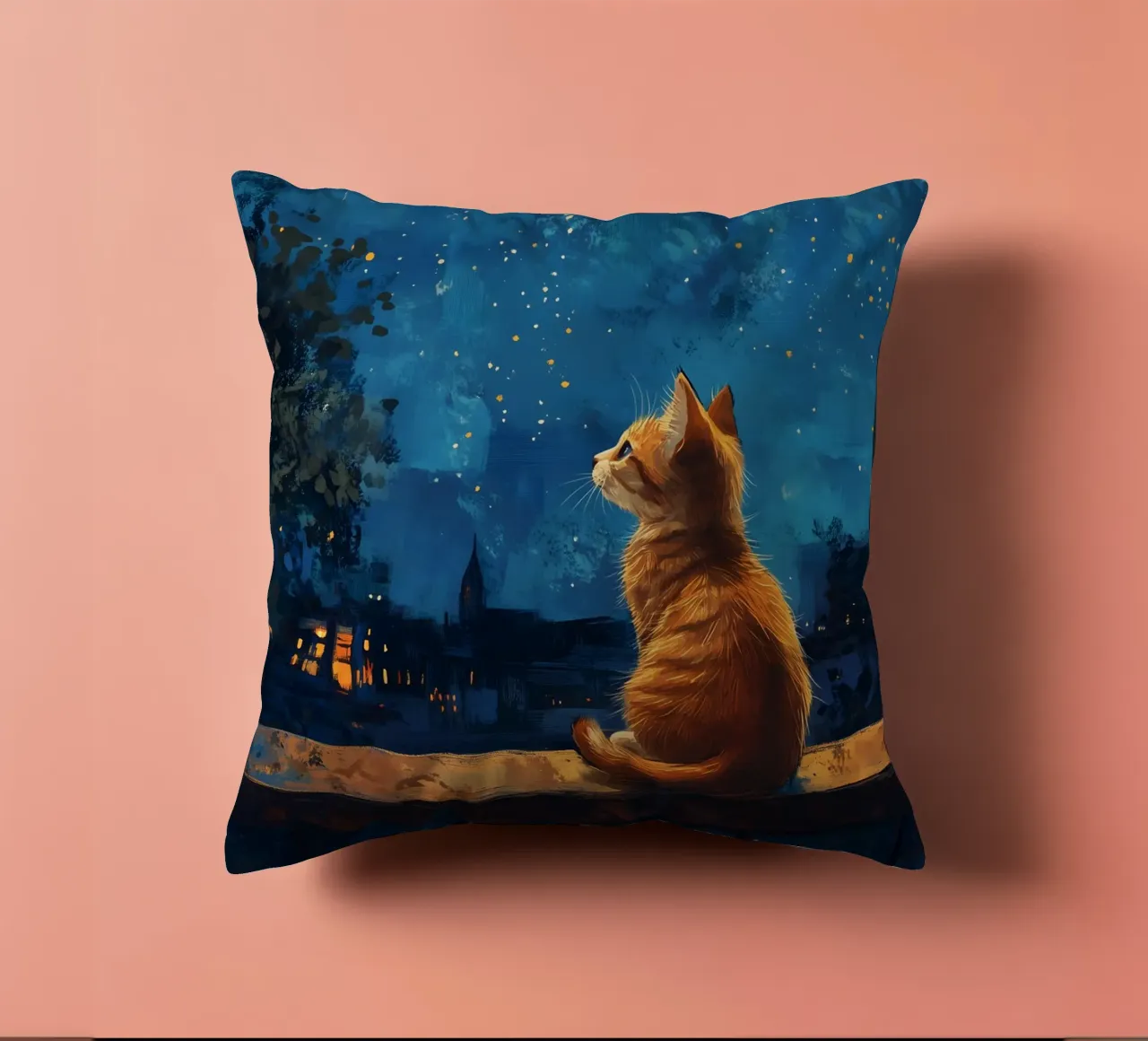 Evening mood decorative cushion by Schön