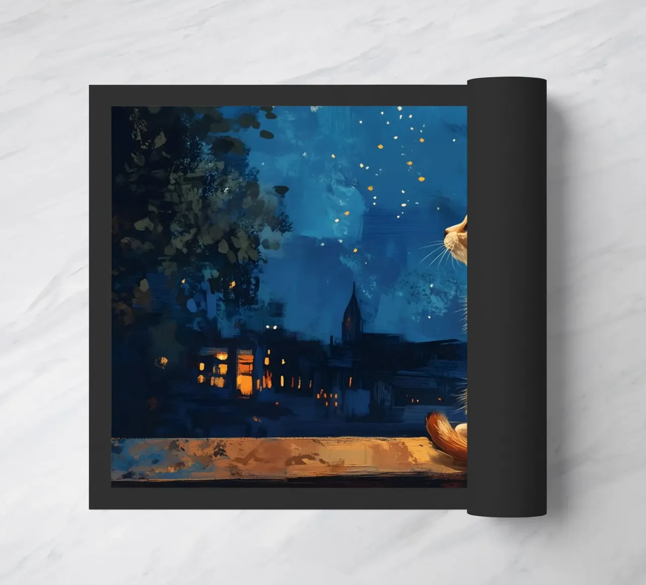 Avondstemming deurmat van Schön