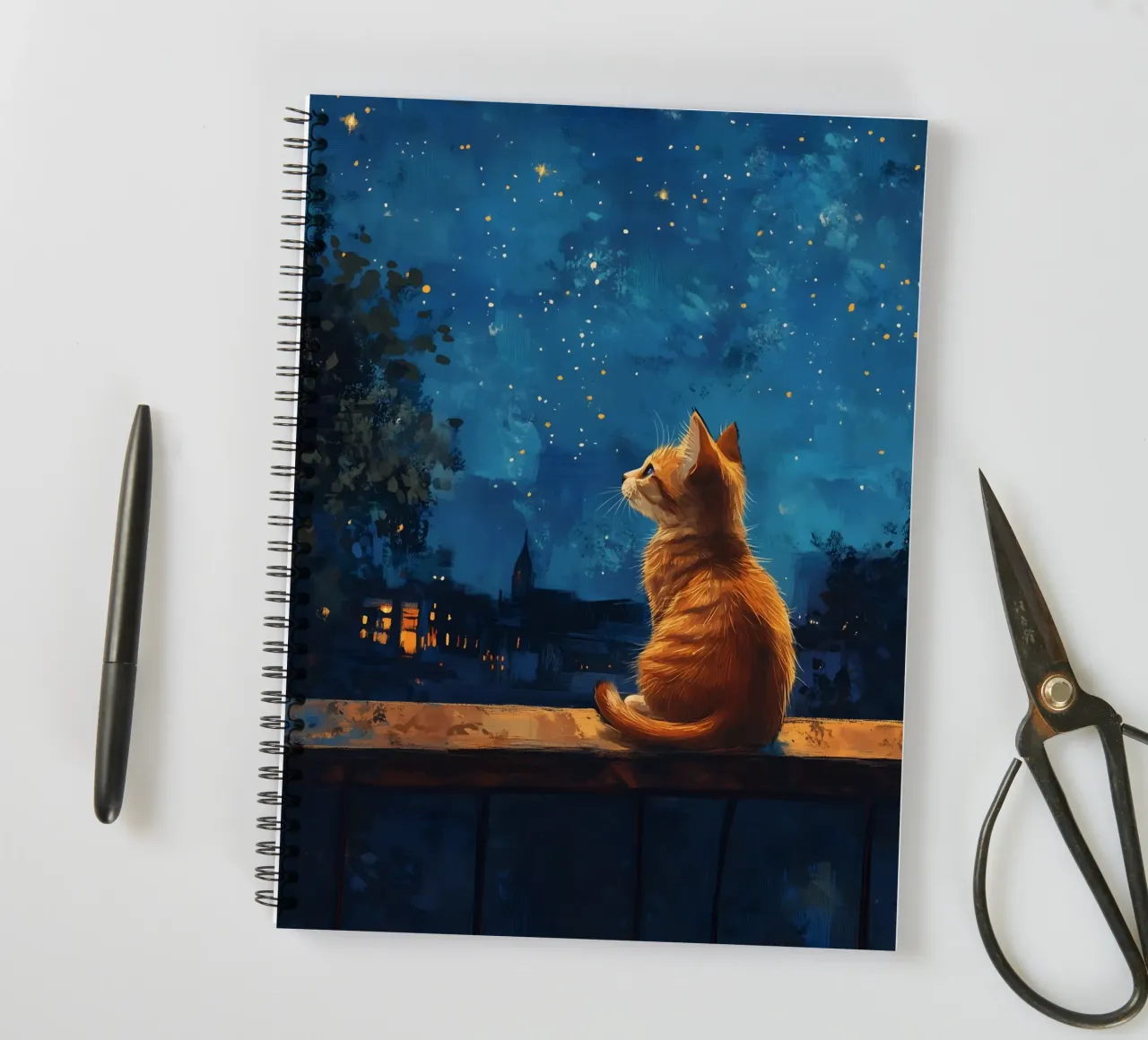 Evening mood spiral notebook by Schön