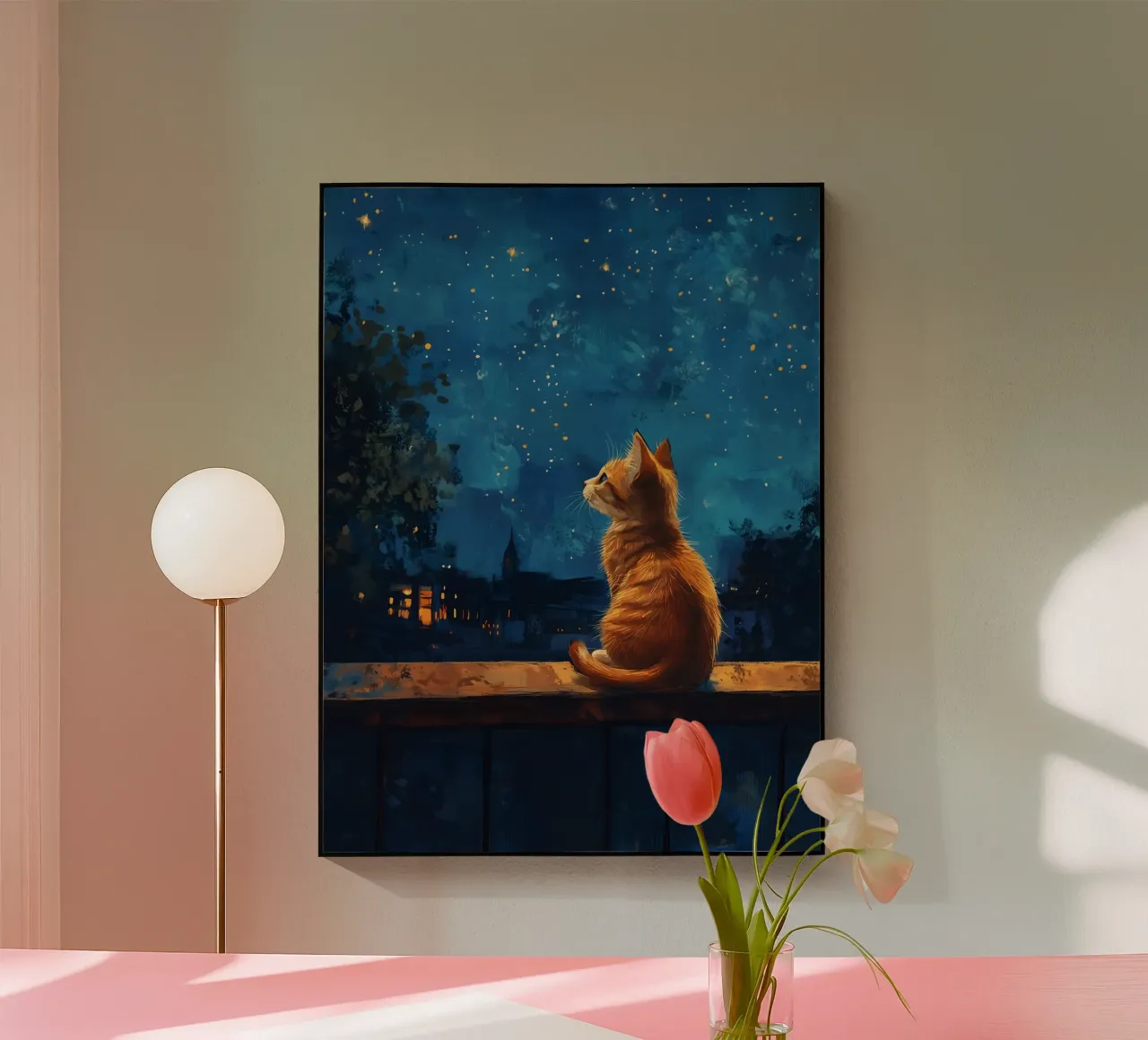 Avondstemming acryl van Schön