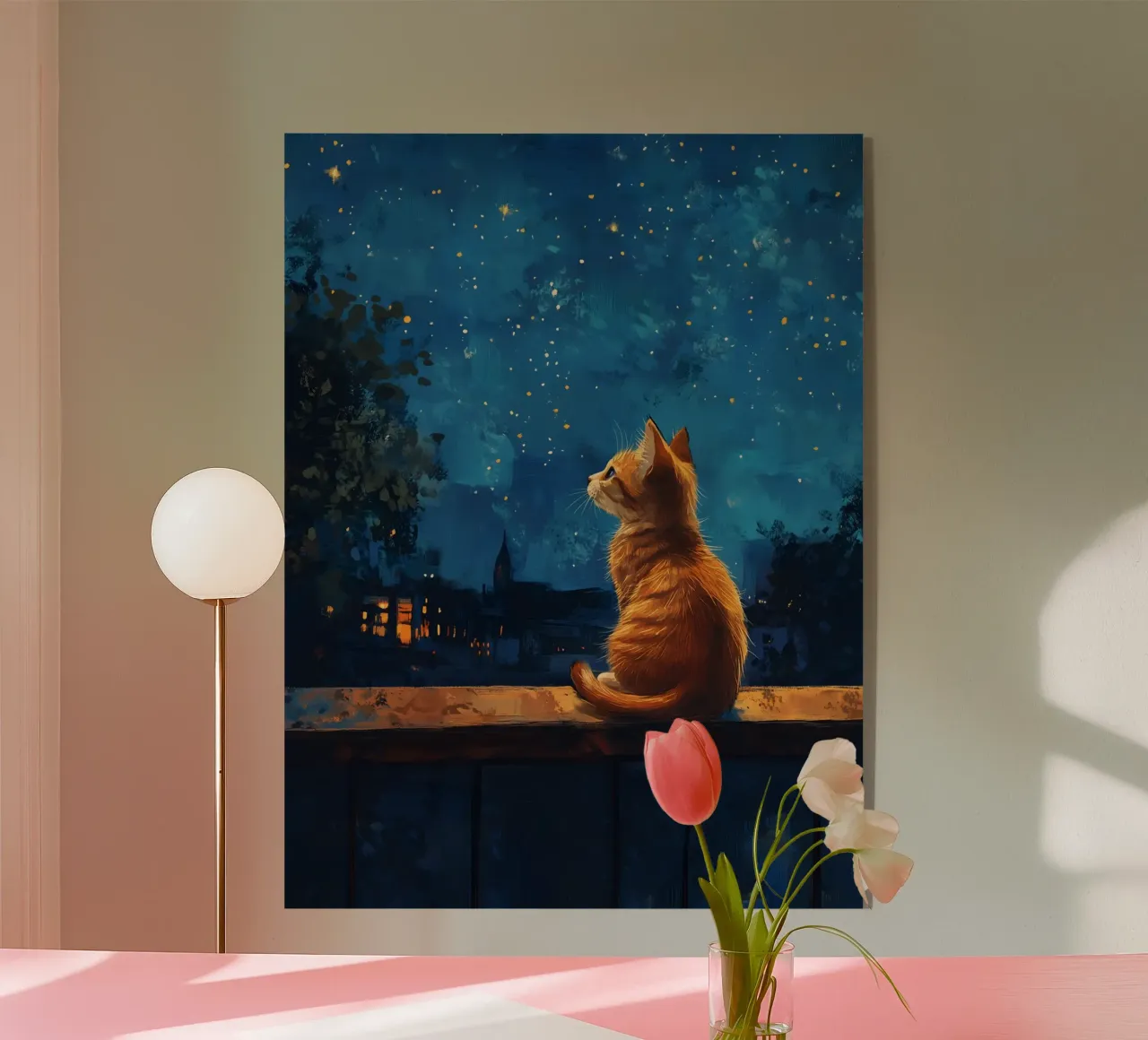 Avondstemming acryl van Schön