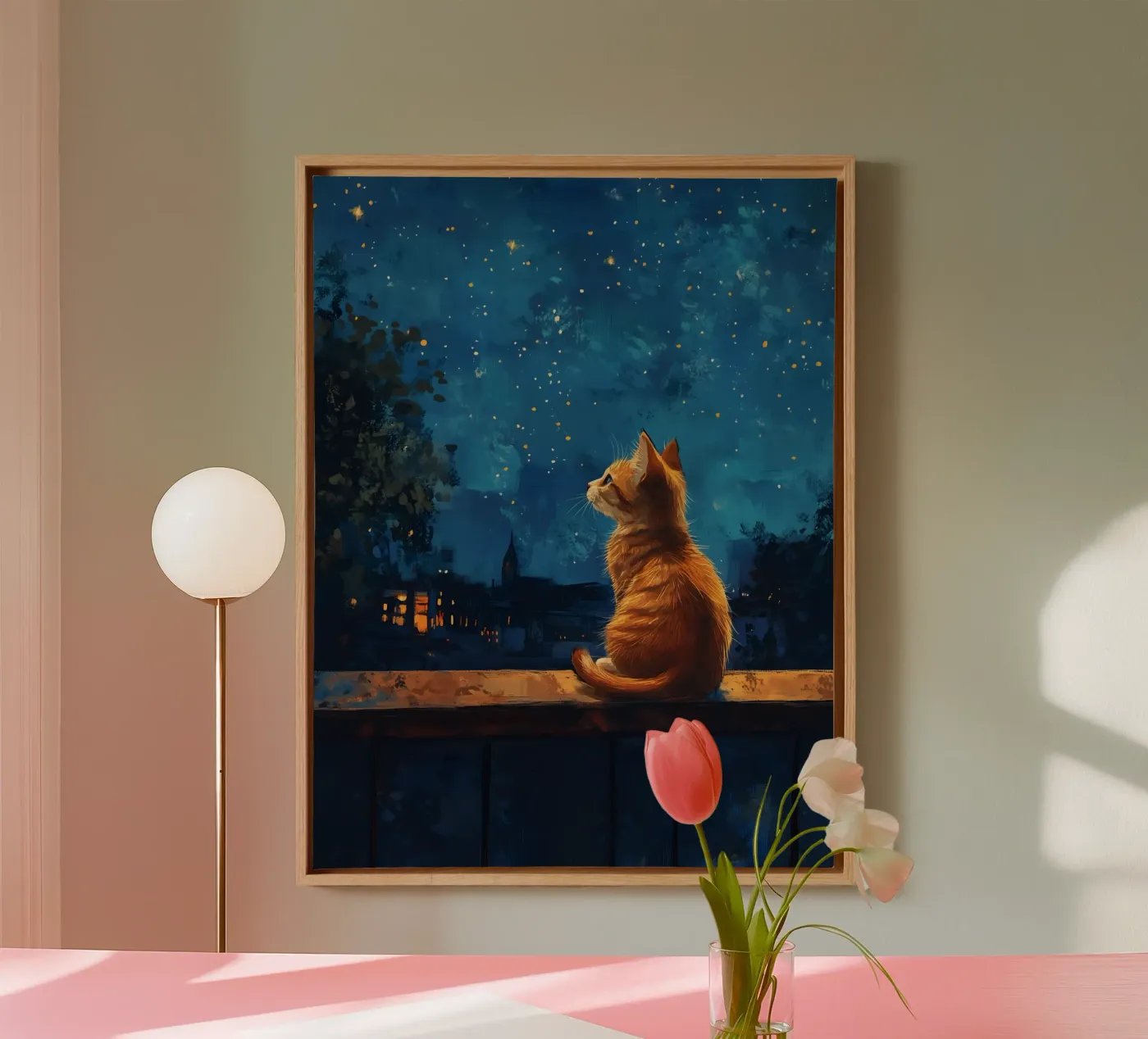 Avondstemming canvas van Schön