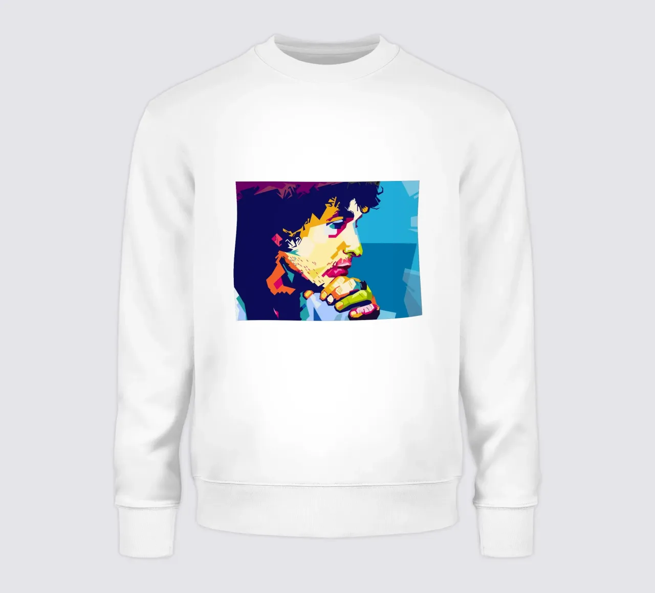 WPAP im Bob-Dylan-Stil Sweatshirt von SW Artwork