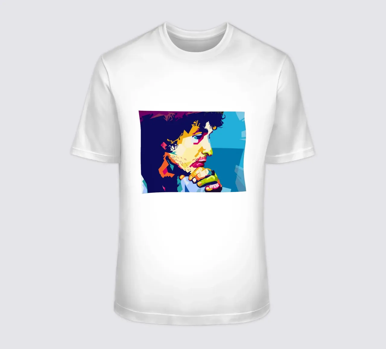 Bob Dylan Style WPAP t-shirt by SW Artwork