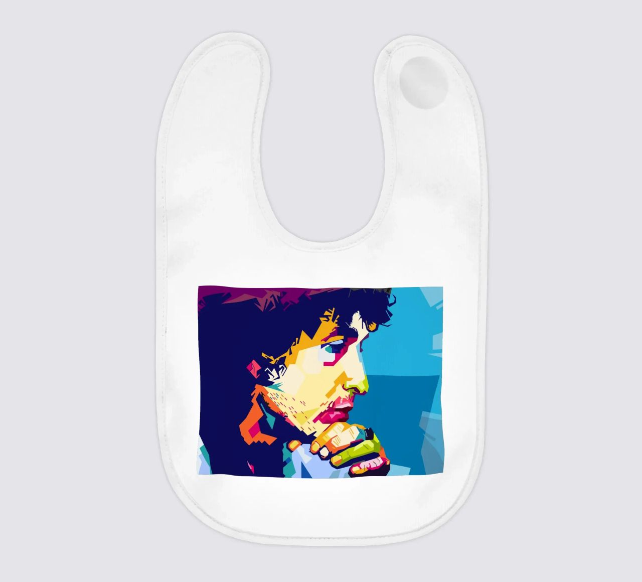 Stile Bob Dylan WPAP bavaglino da SW Artwork