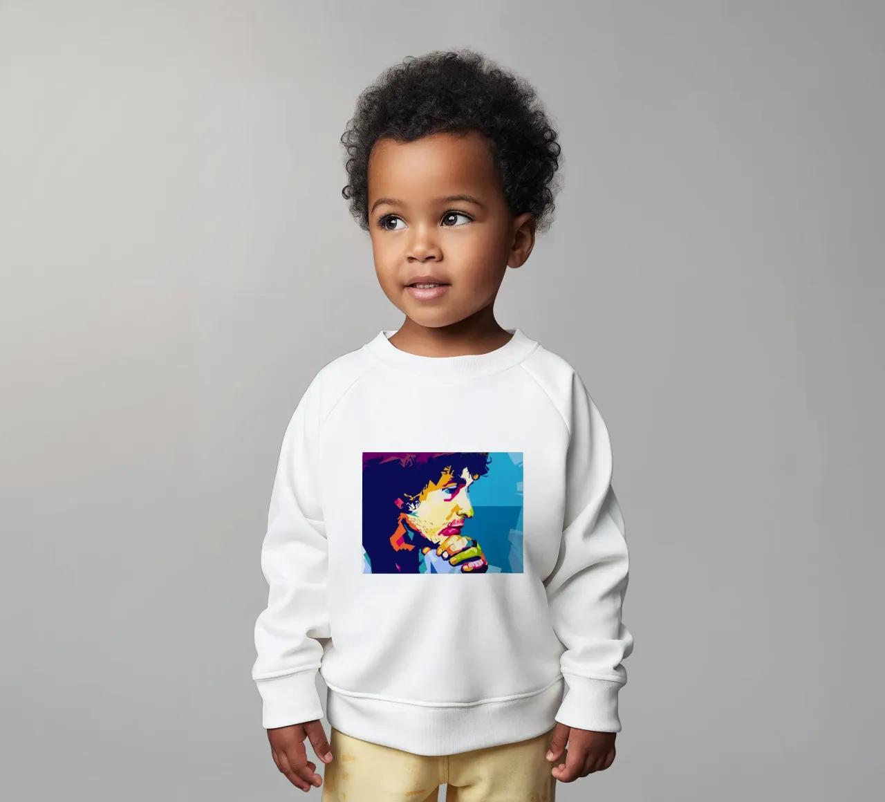 WPAP im Bob-Dylan-Stil Baby Sweatshirt von SW Artwork