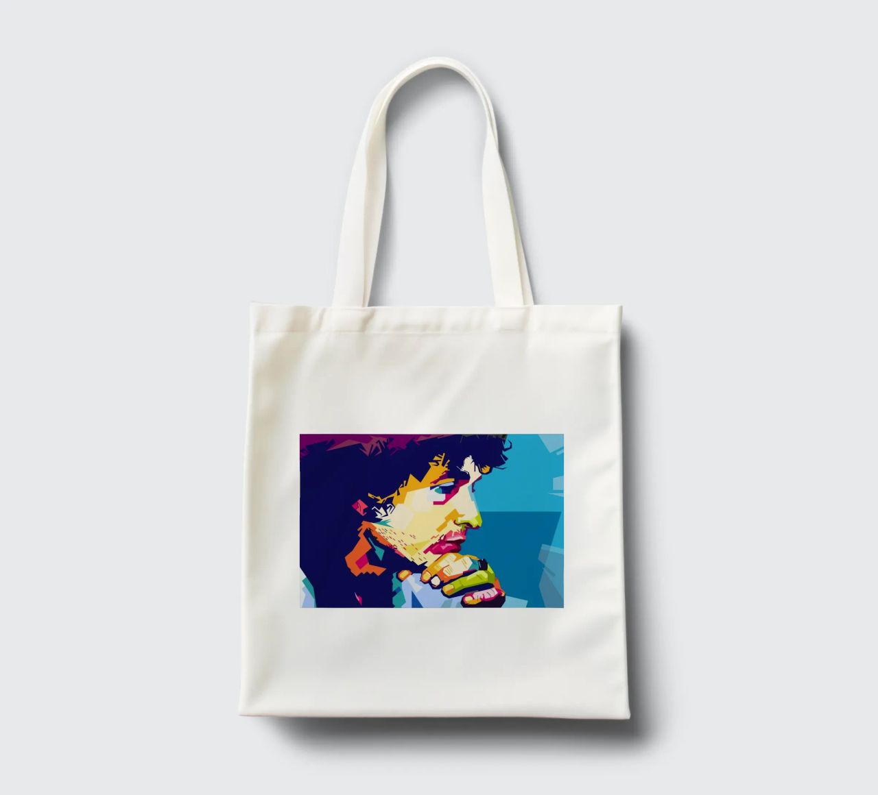 Stile Bob Dylan WPAP borsa in juta da SW Artwork
