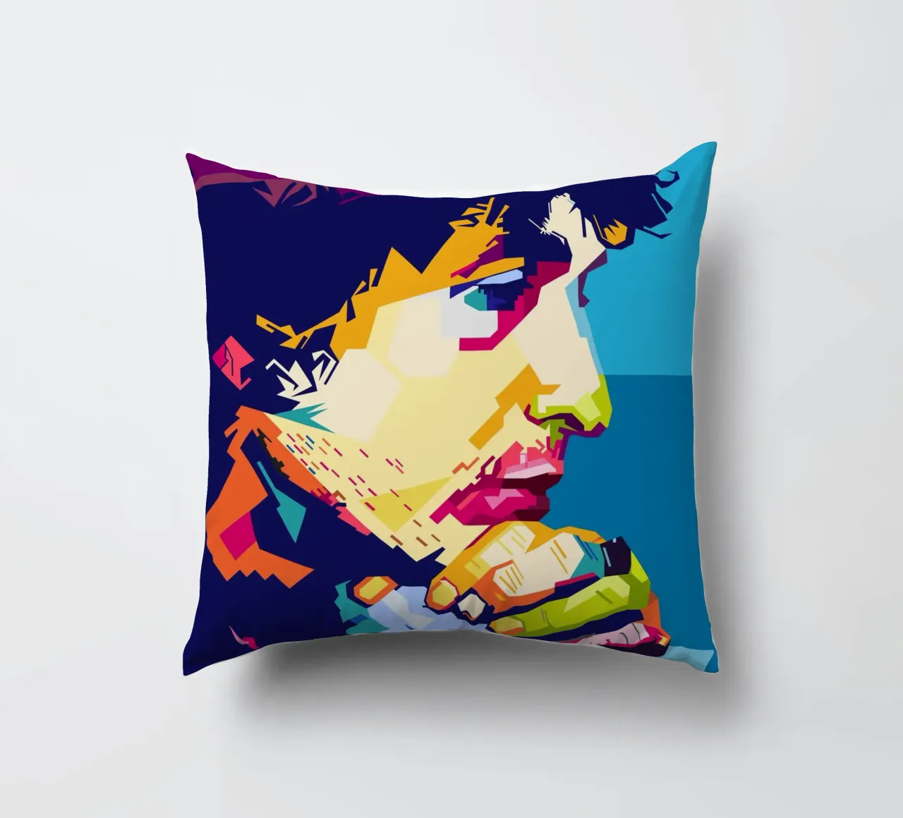 Bob Dylan Style WPAP cojín de SW Artwork
