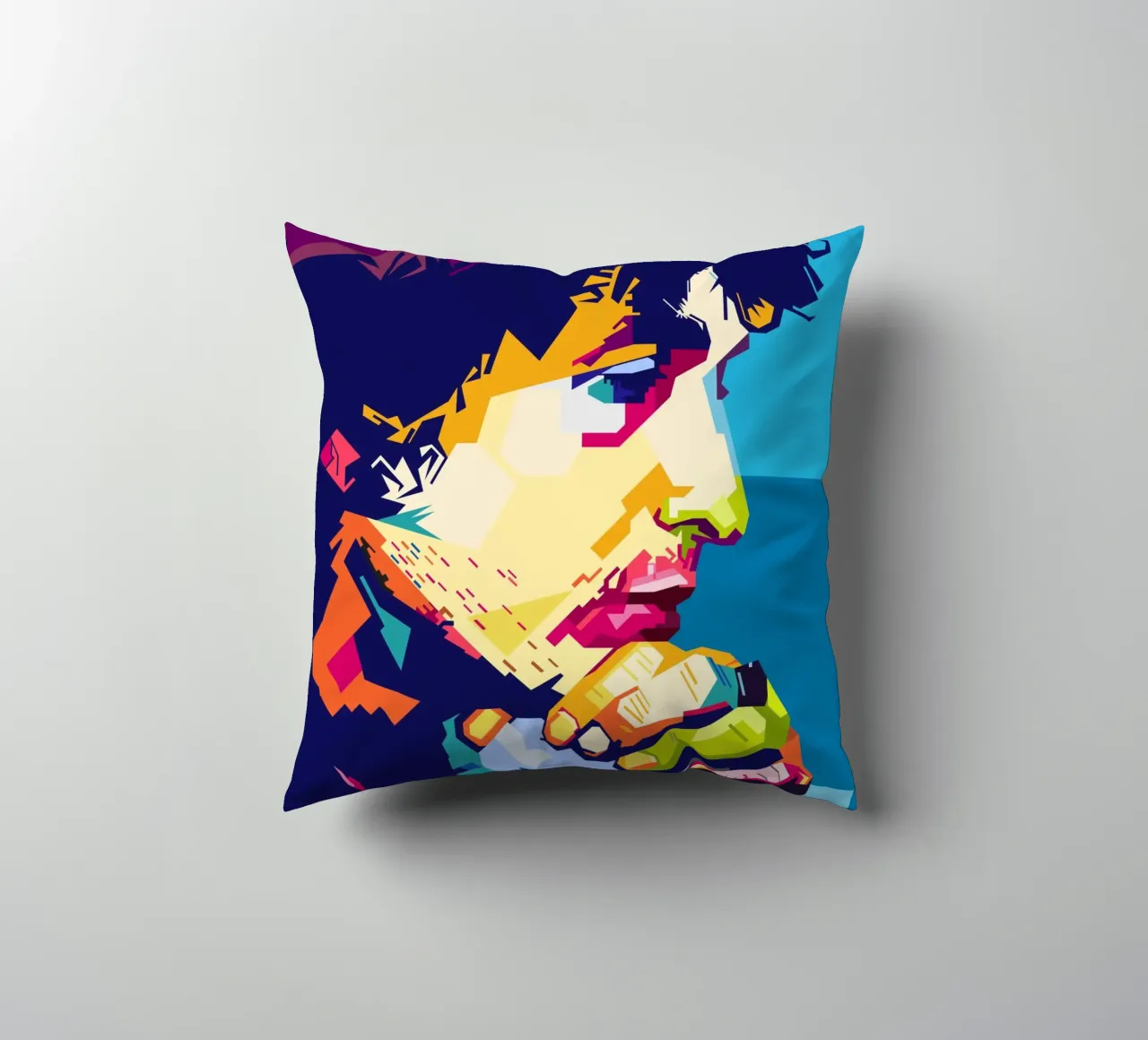 Bob Dylan Style WPAP cojín de SW Artwork