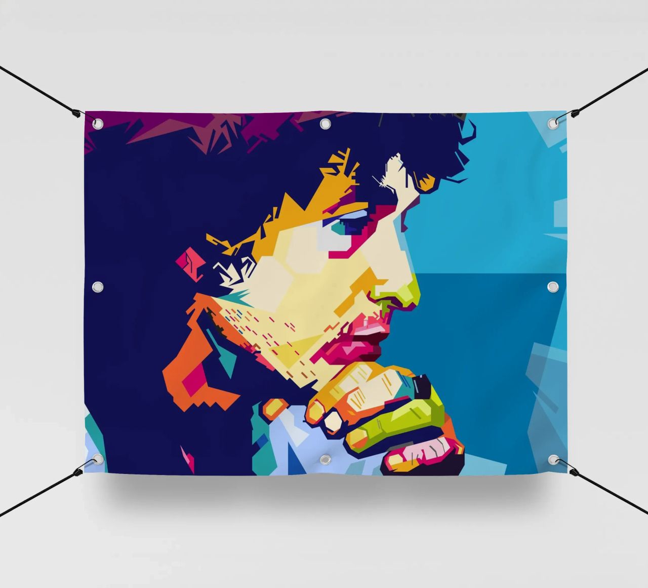 Stile Bob Dylan WPAP telo in pvc da SW Artwork