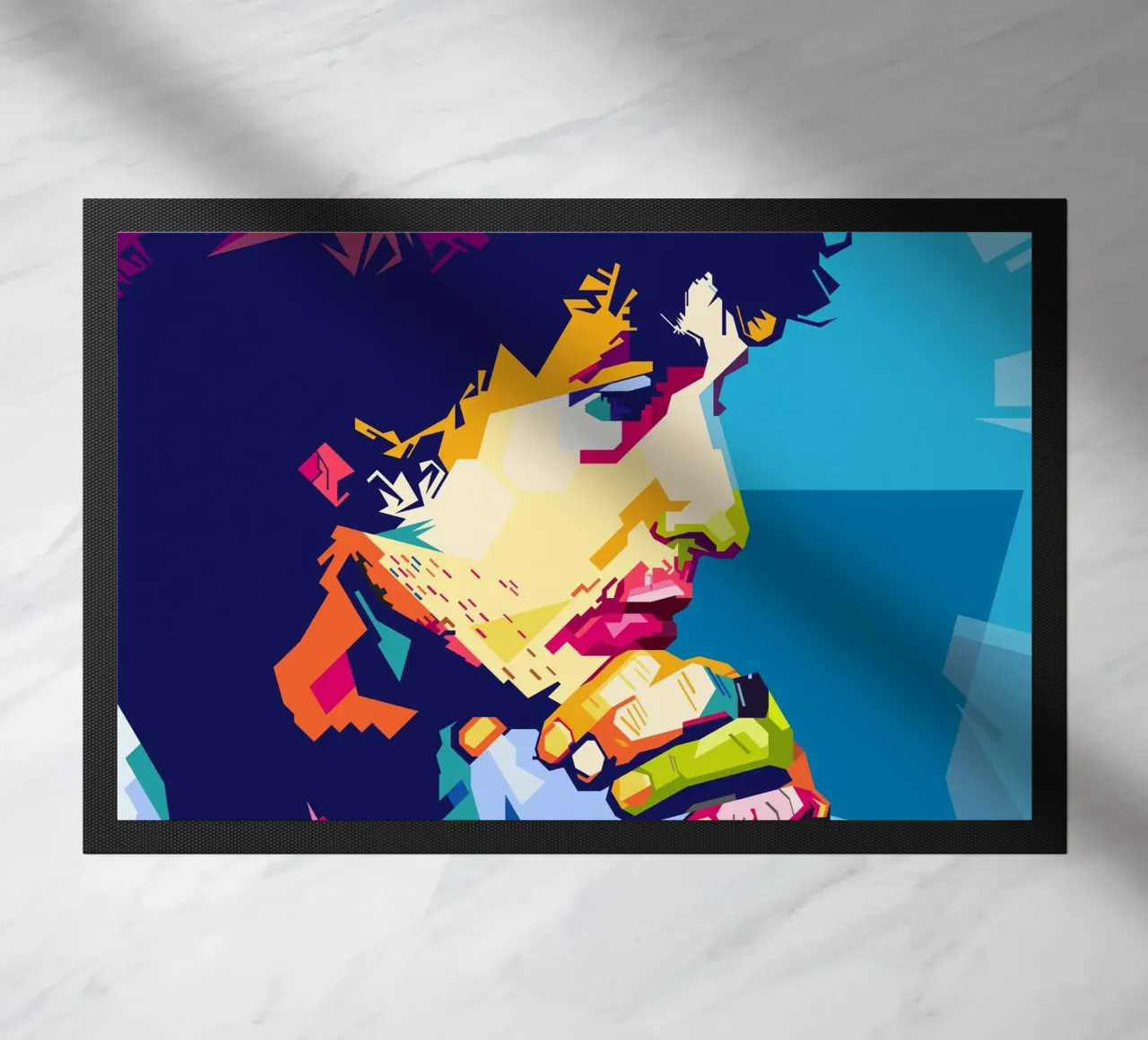 WPAP im Bob-Dylan-Stil Fußmatte von SW Artwork