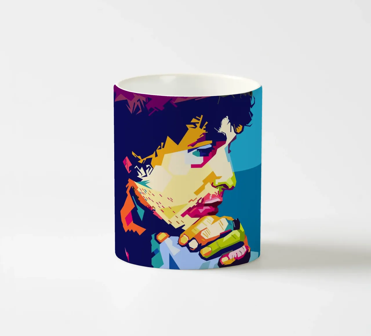 Bob Dylan Style WPAP mug en céramique de SW Artwork