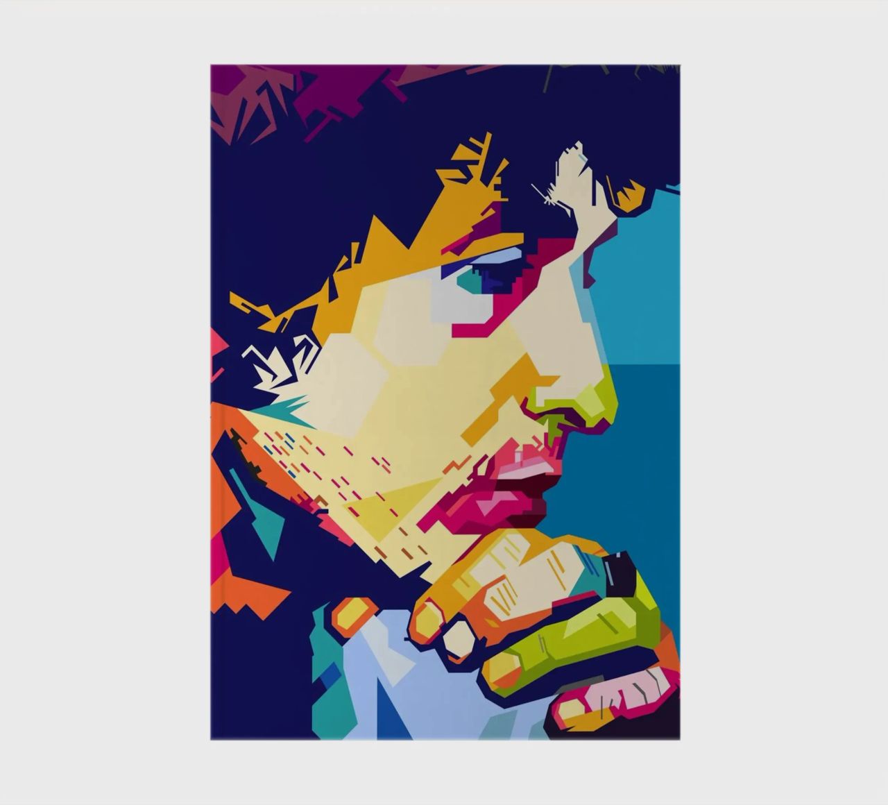 Bob Dylan Style WPAP notebook by SW Artwork