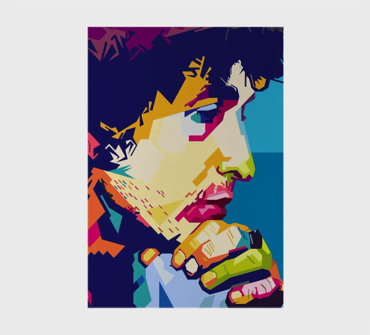 Bob Dylan Style WPAP notebook by SW Artwork