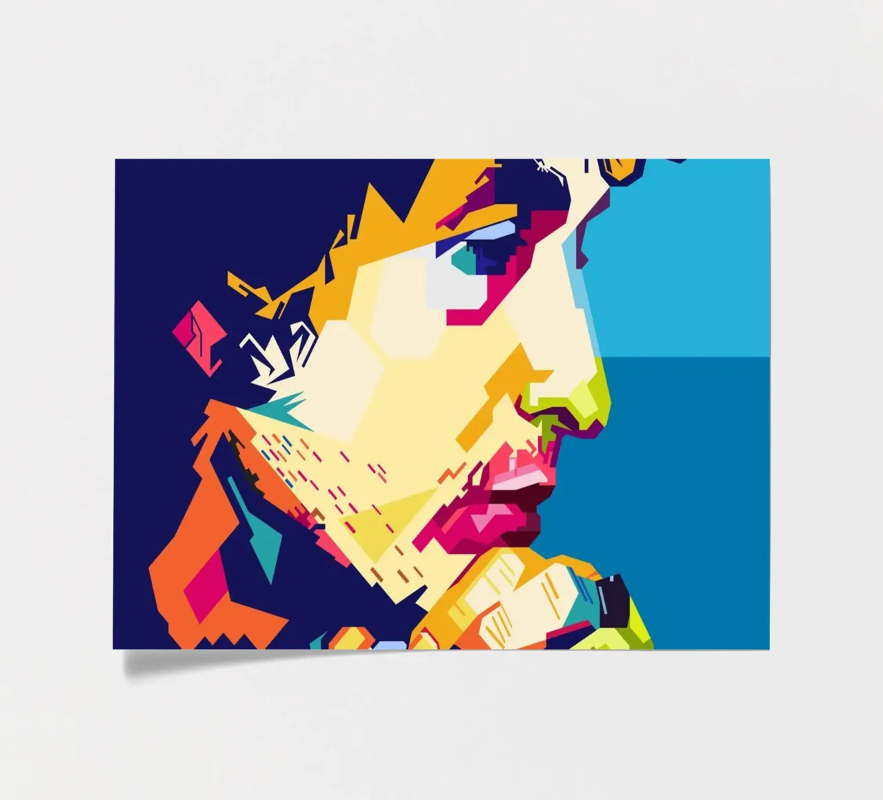 Stile Bob Dylan WPAP foglio adesivo da SW Artwork