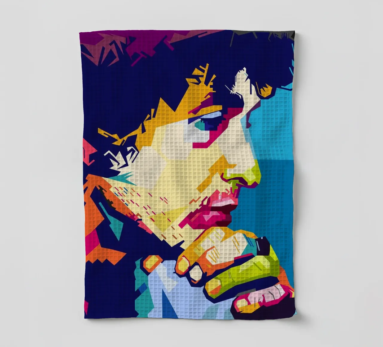 Bob Dylan Style WPAP paño de cocina de SW Artwork