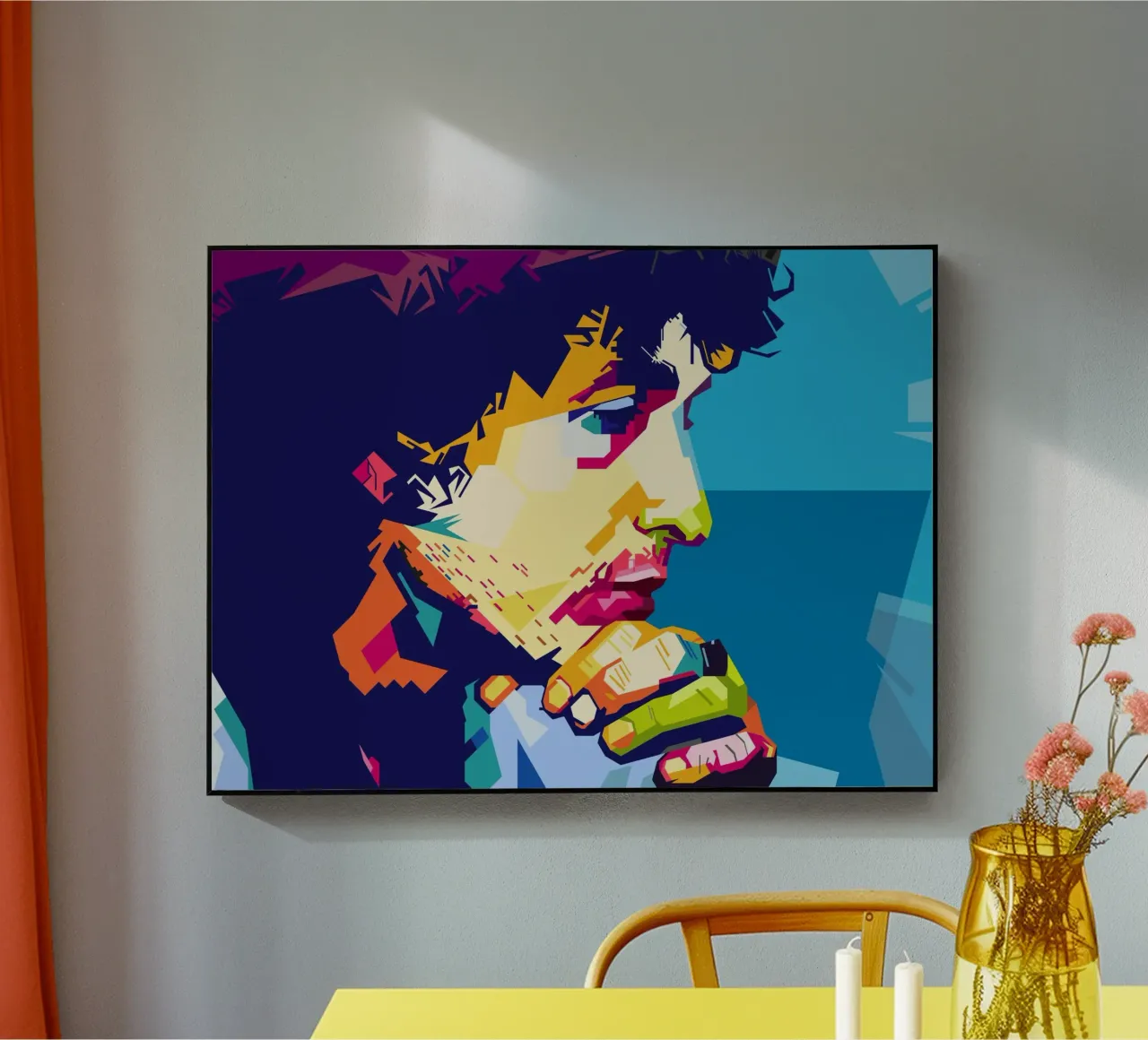 Bob Dylan Style WPAP plexiglas de SW Artwork