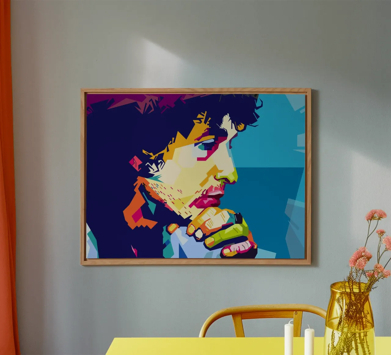 Stile Bob Dylan WPAP pannello forex da SW Artwork