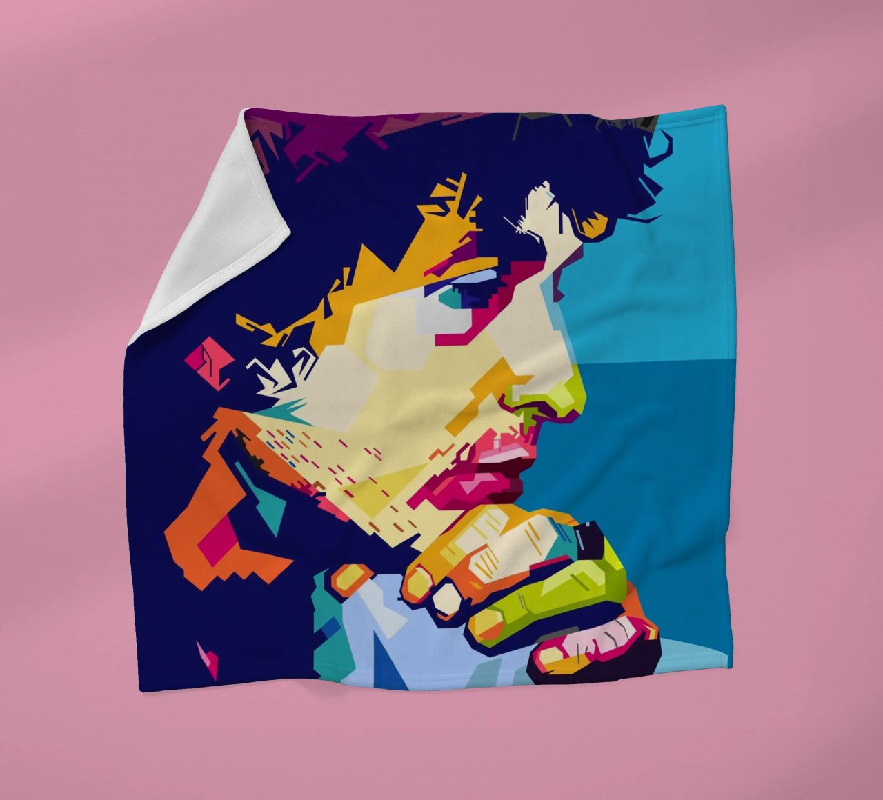 Bob Dylan-stijl WPAP fleecedeken van SW Artwork