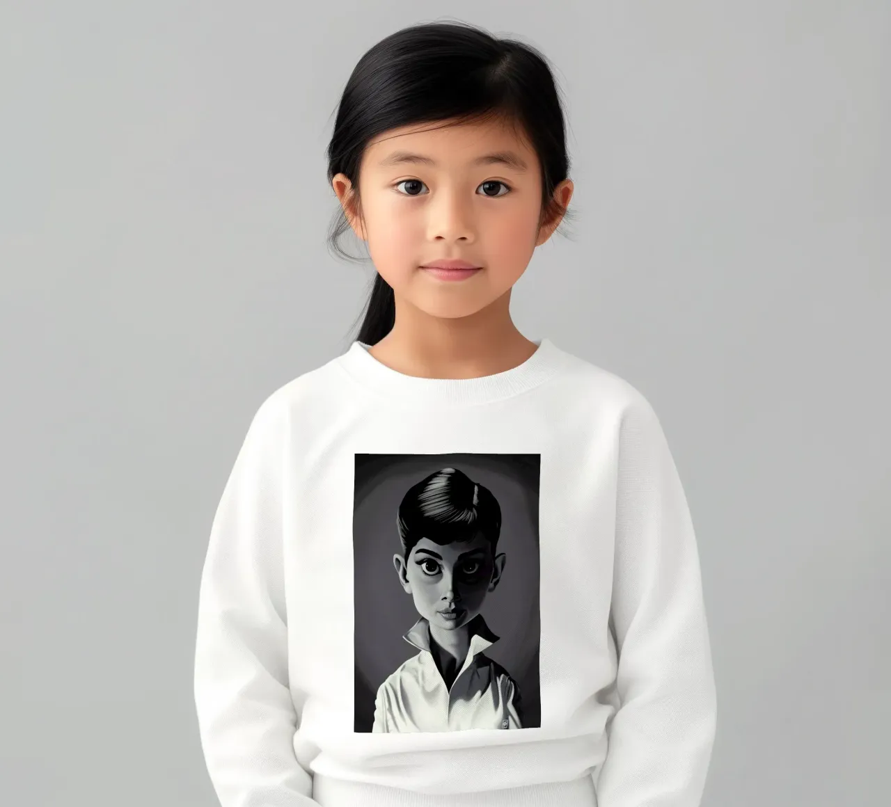 Audrey Hepburn felpa bambino da Rob Art | Illustration