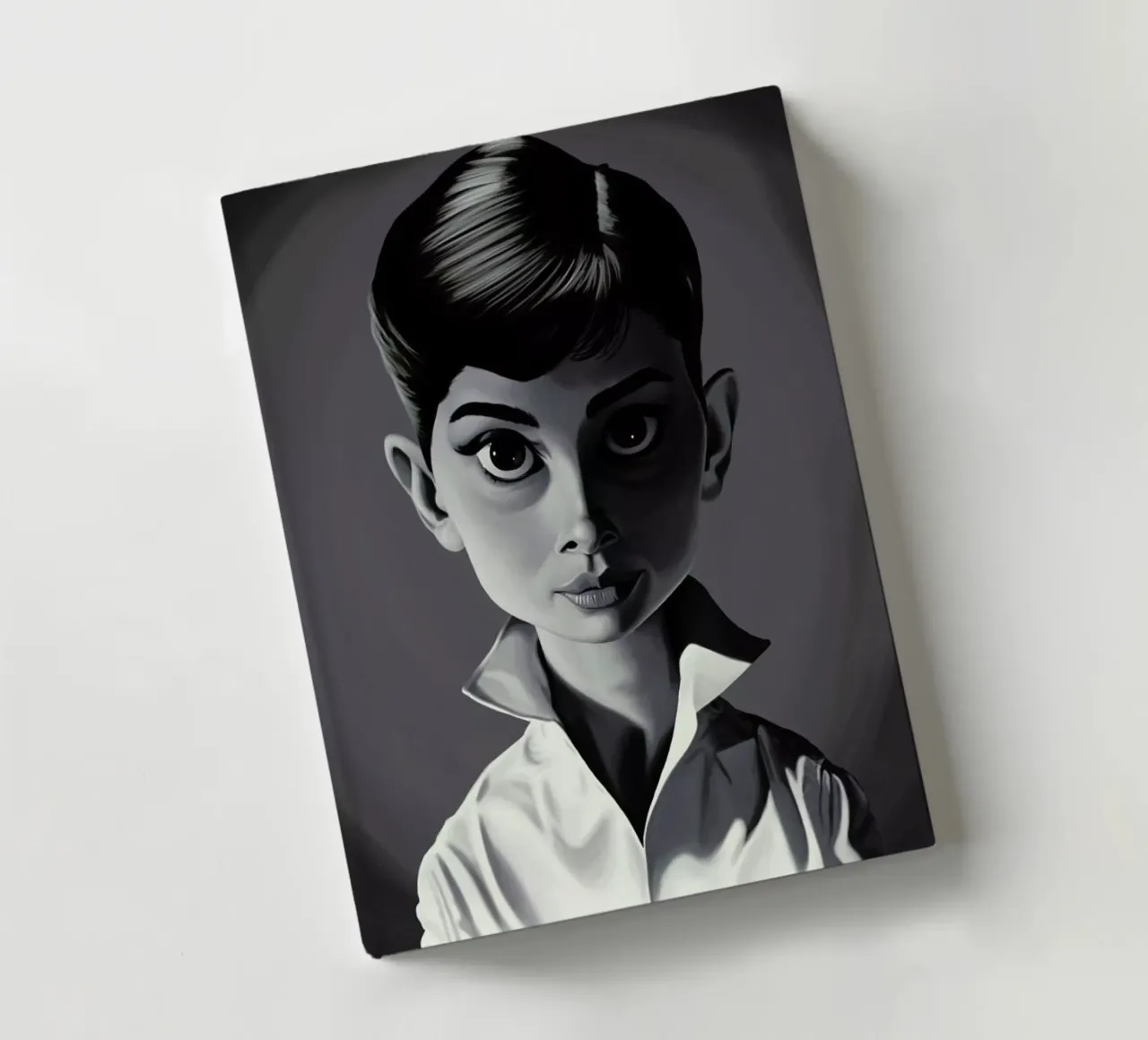 Audrey Hepburn notebook by Rob Art | Illustration