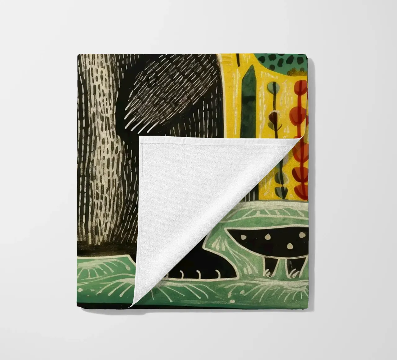 Marmotta verde 1 telo mare da Minimal Animal Art