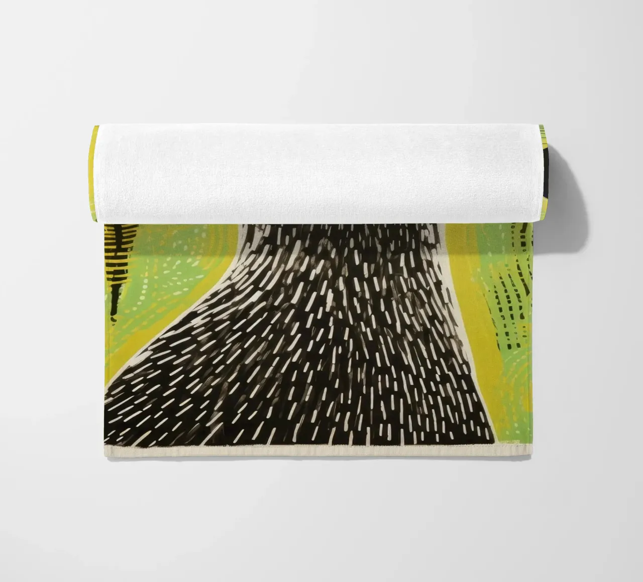 Meerkat verde 1 telo mare da Minimal Animal Art