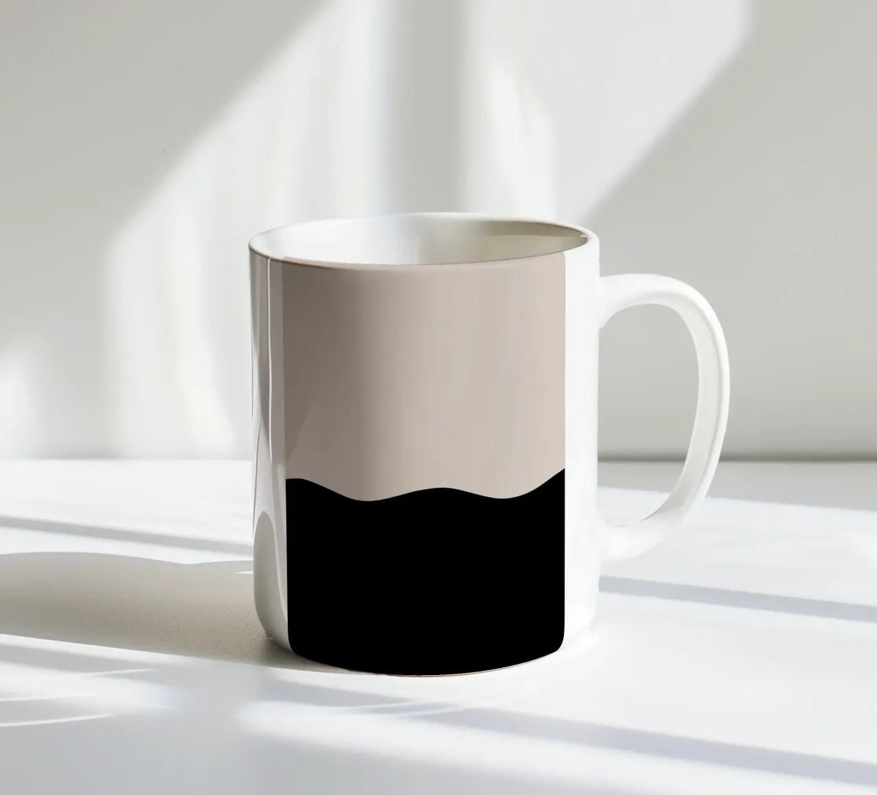 Mood wave tazza in ceramica da BAINAI