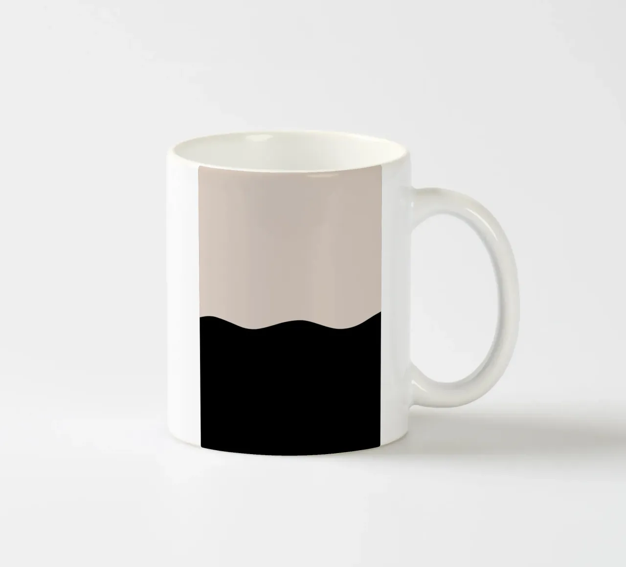 Mood wave tazza in ceramica da BAINAI