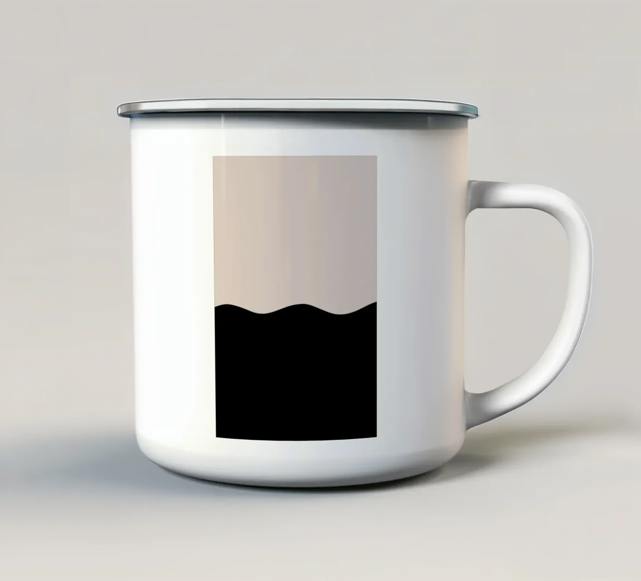 Mood wave tazza in smalto da BAINAI