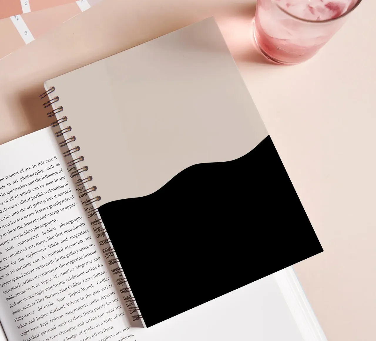 Mood wave spiral notebook by BAINAI