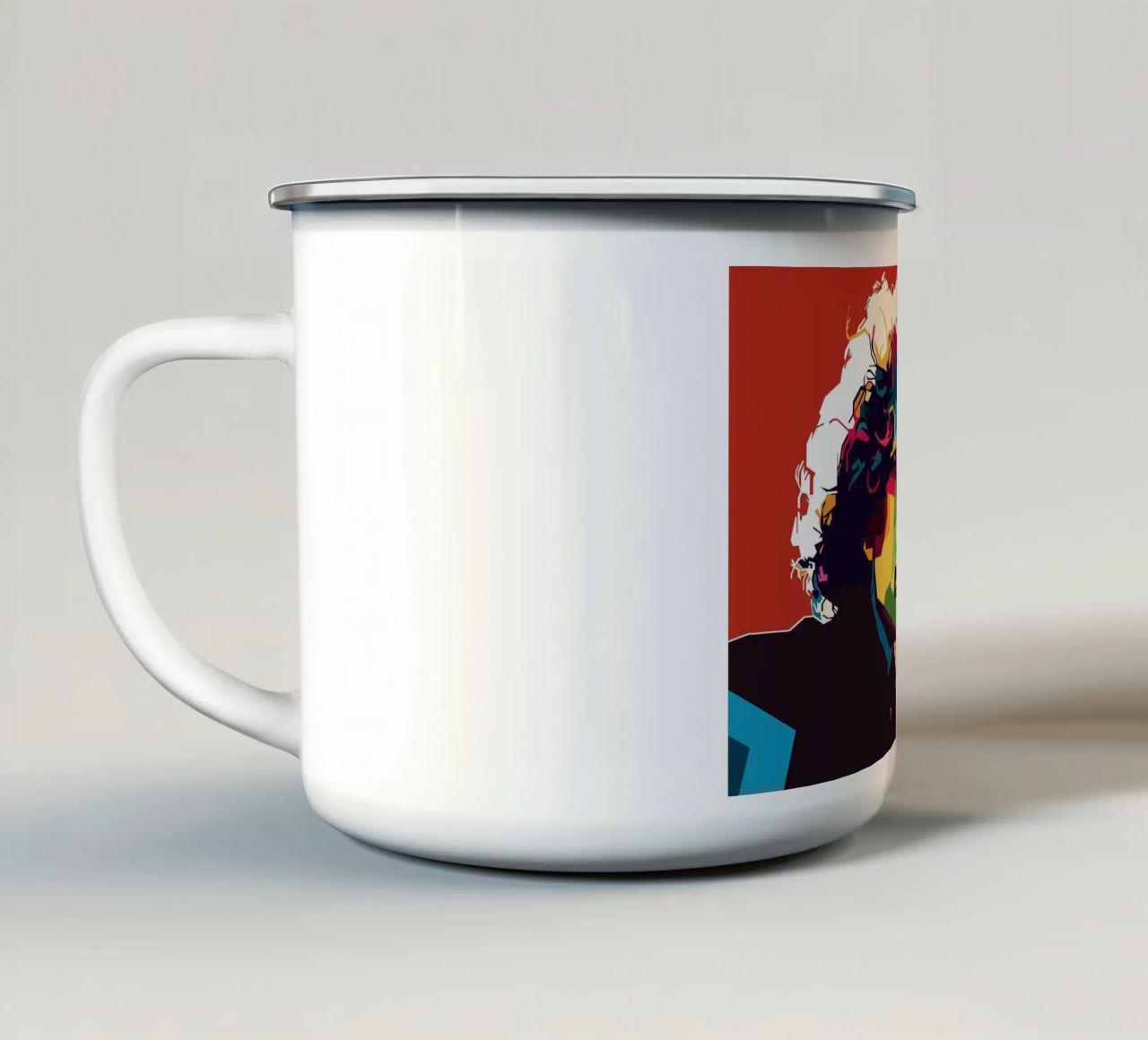 Stile musicista di ballate WPAP tazza in smalto da SW Artwork