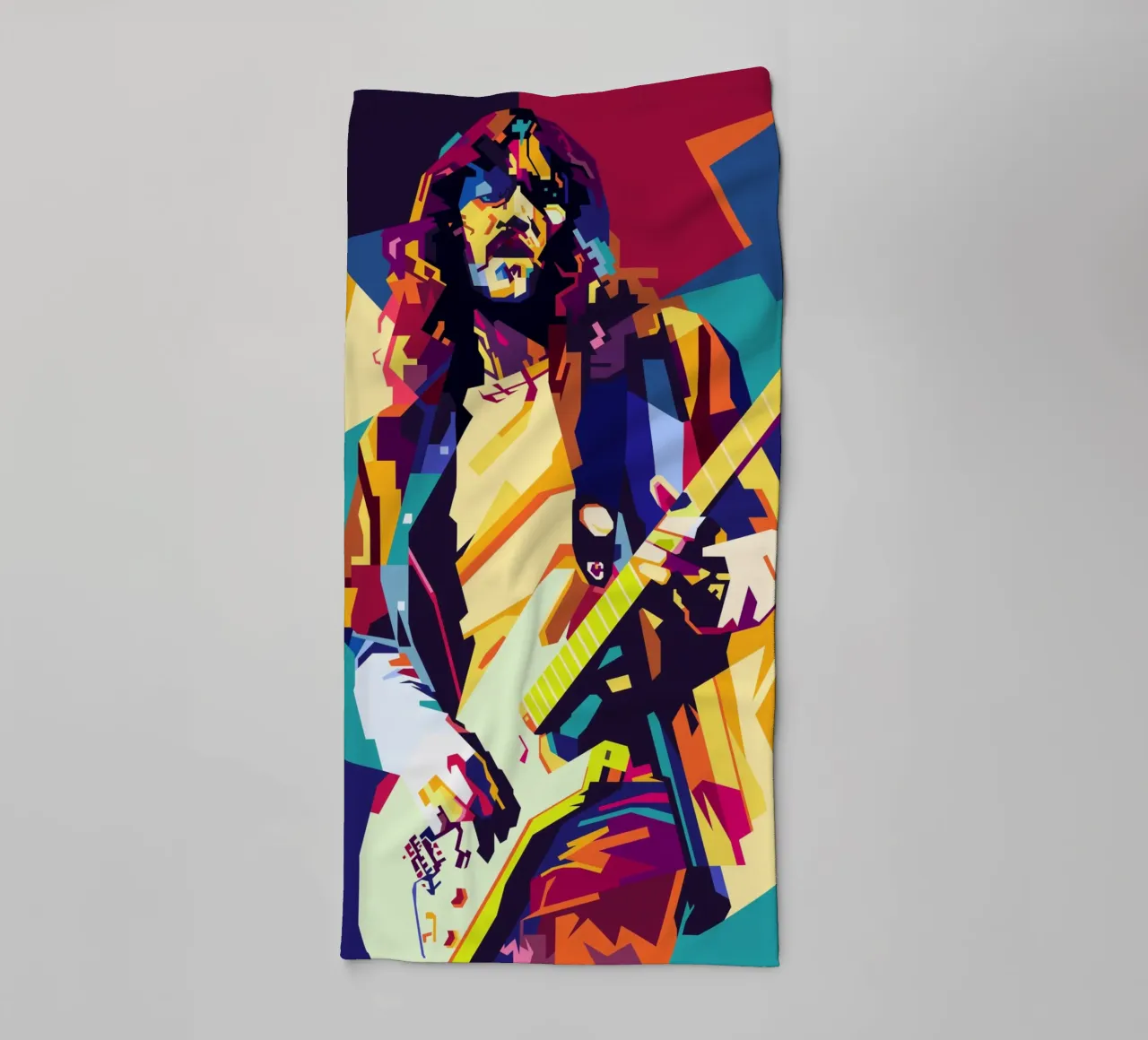 American Musician Style WPAP towel by SW Artwork