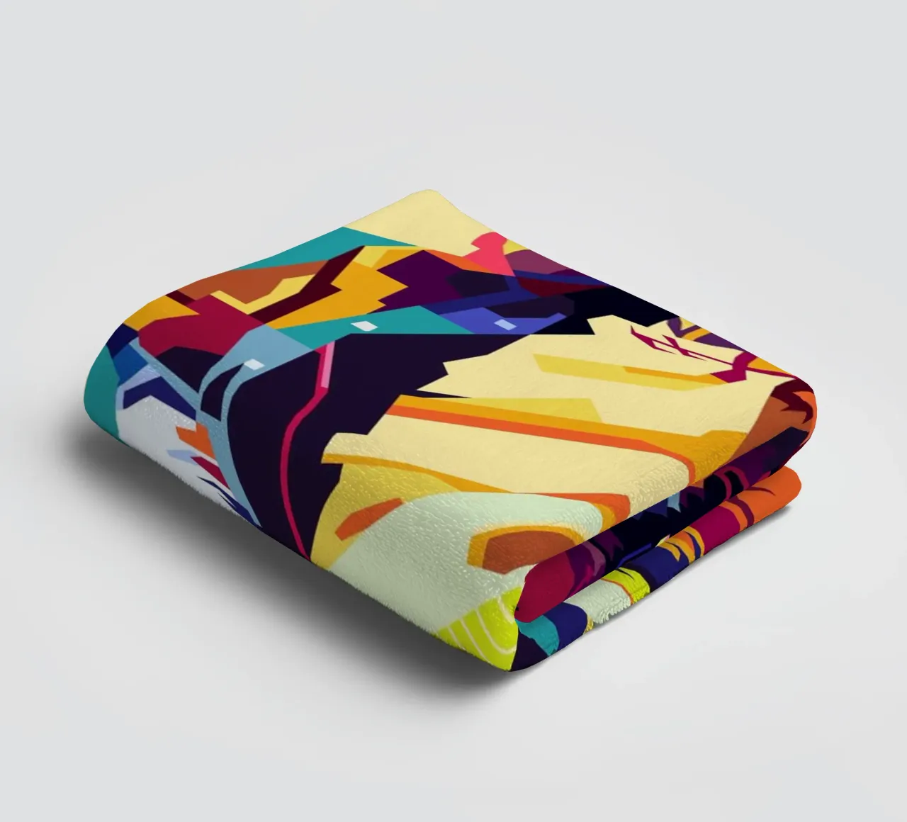 American Musician Style WPAP towel by SW Artwork