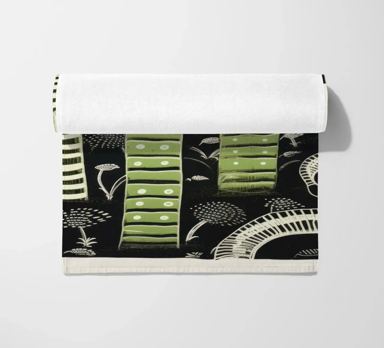 Millipede verde 3 telo mare da Minimal Animal Art