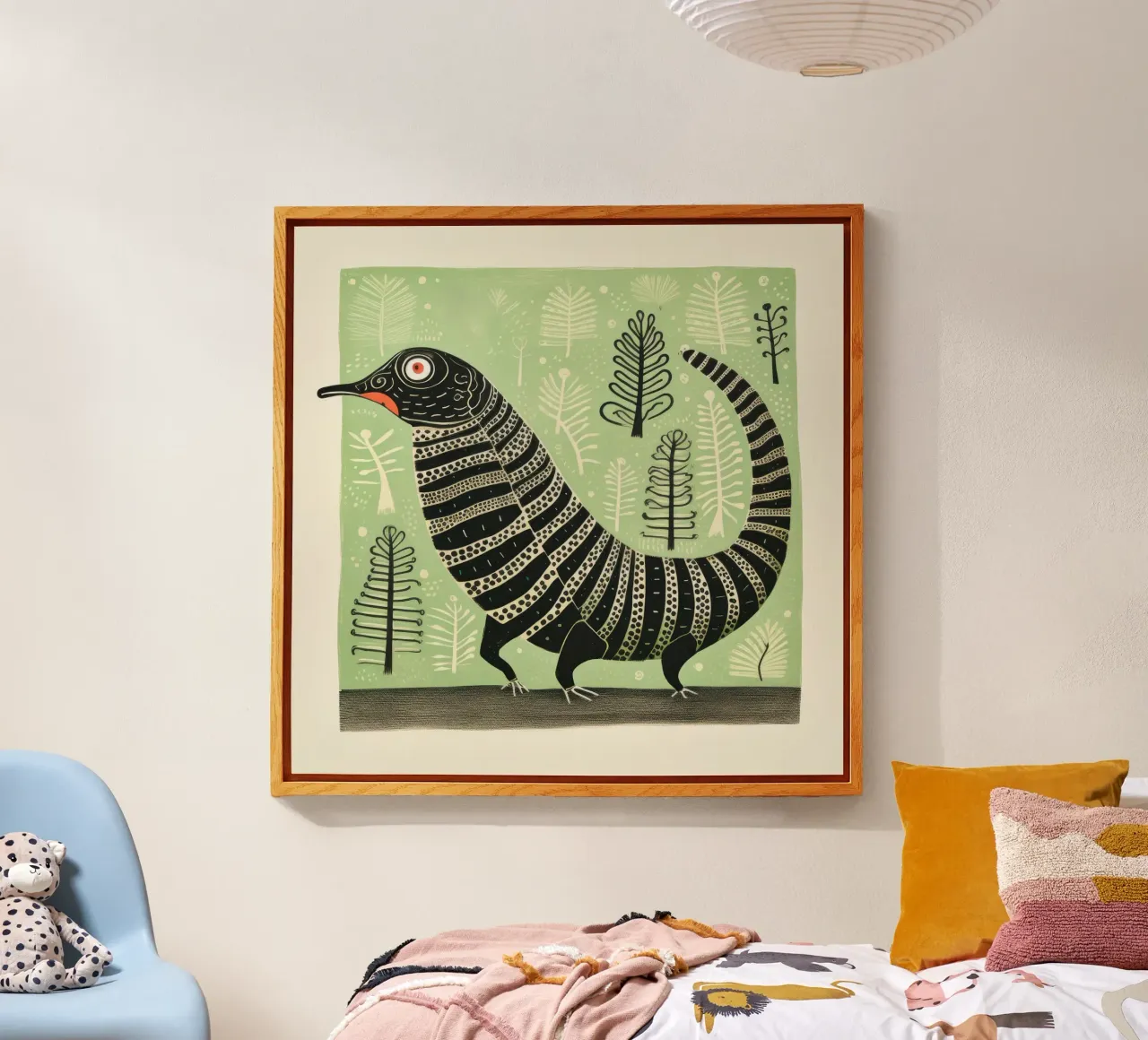 Millipede verde plexiglass da Minimal Animal Art