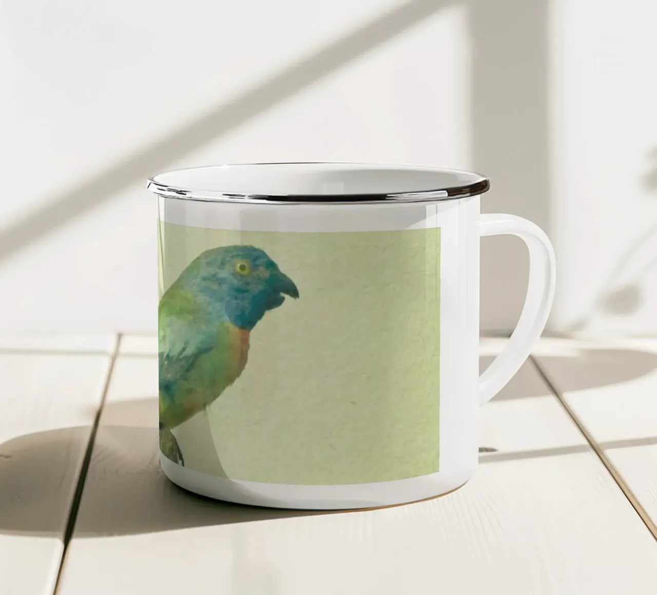 Studio degli uccelli #3 tazza in smalto da Cassia Beck Photography