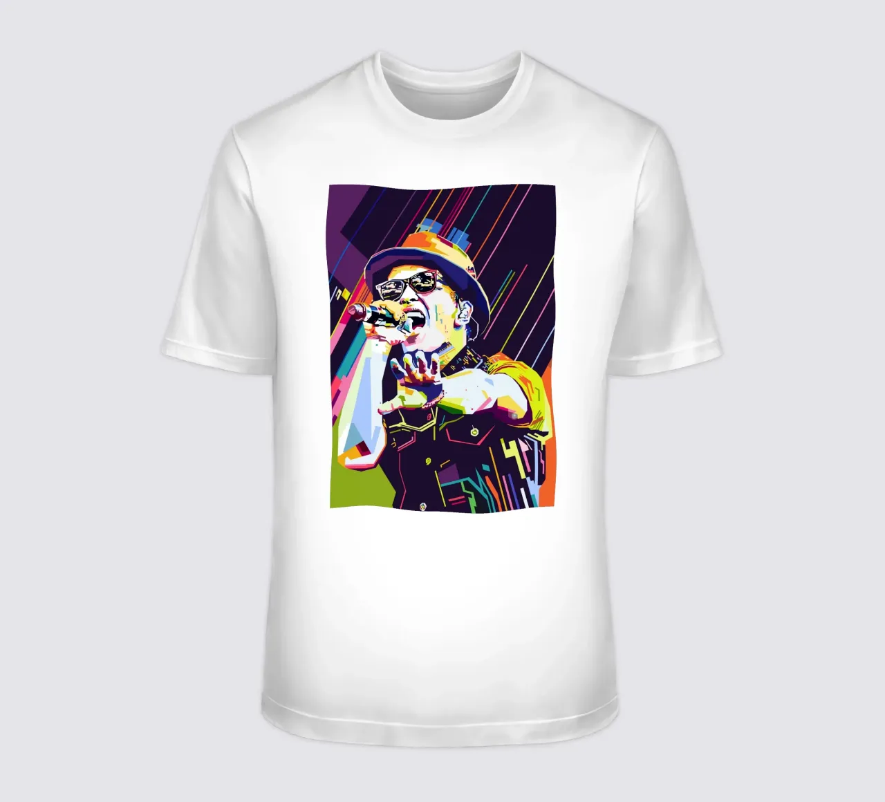 Bruno Mars Style WPAP camiseta de SW Artwork