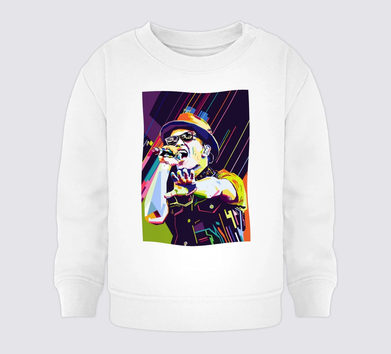 Bruno Mars Stile WPAP felpa neonato da SW Artwork