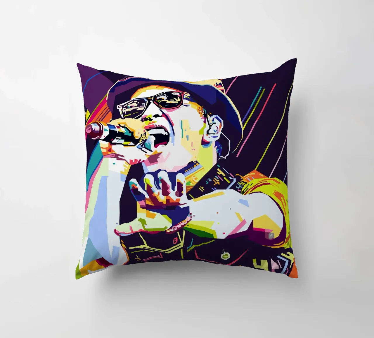 Bruno Mars Style WPAP cojín de SW Artwork