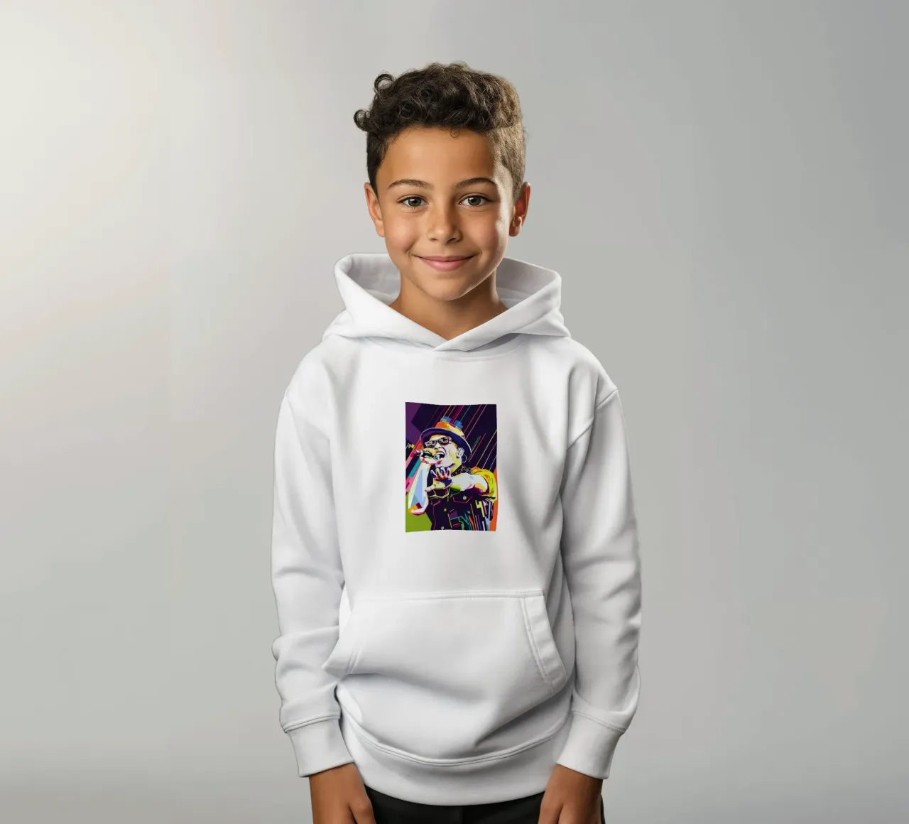 Bruno Mars Stile WPAP felpa bambino con cappuccio da SW Artwork
