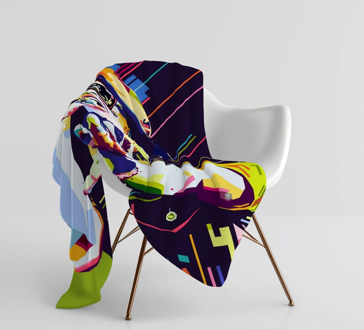 Bruno Mars Stile WPAP coperta in pile da SW Artwork