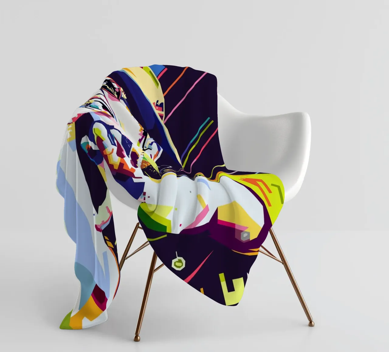 Bruno Mars Stile WPAP coperta in pile da SW Artwork