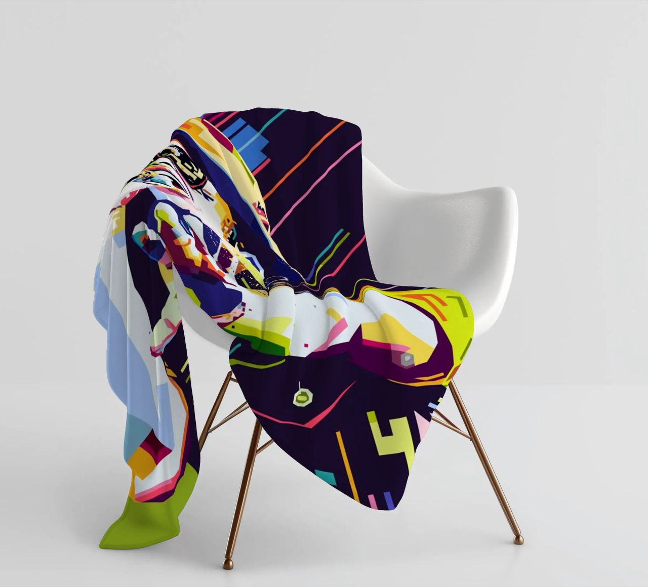 Bruno Mars Stile WPAP coperta in pile da SW Artwork