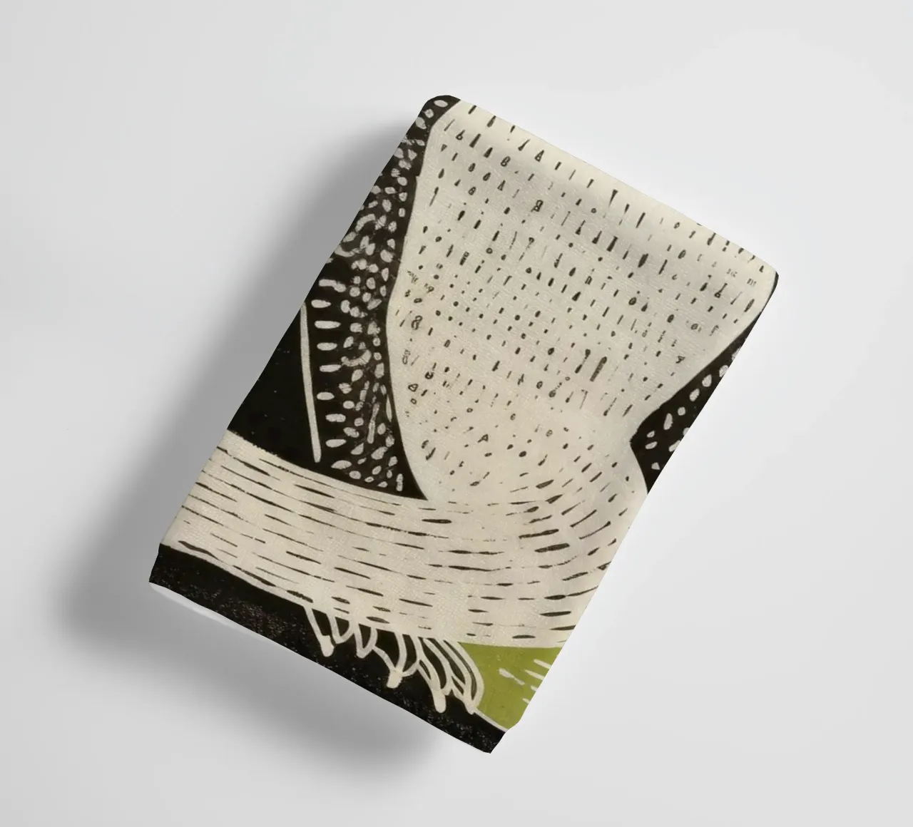 Green Mongoose 4 towel by Minimal Animal Art