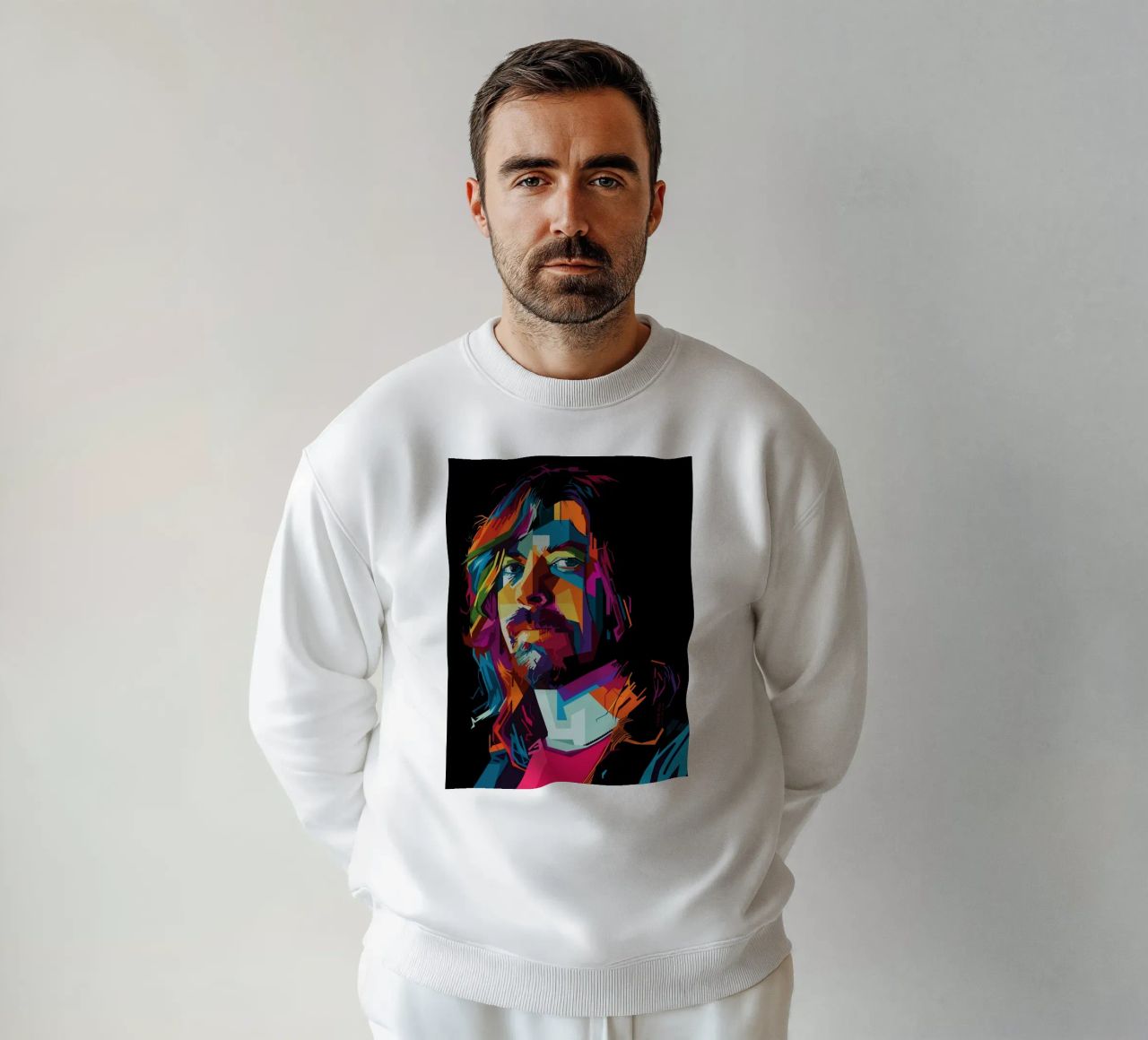 Stile Dave Grohl WPAP felpa da SW Artwork